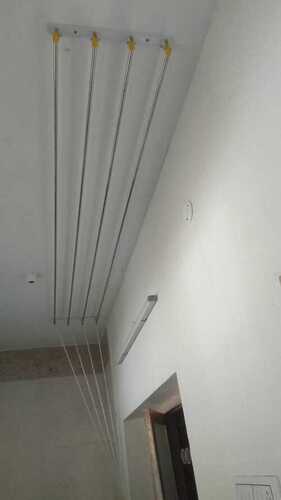 Ceiling mounted cloth drying hangers in Nellikuzhi Kochi