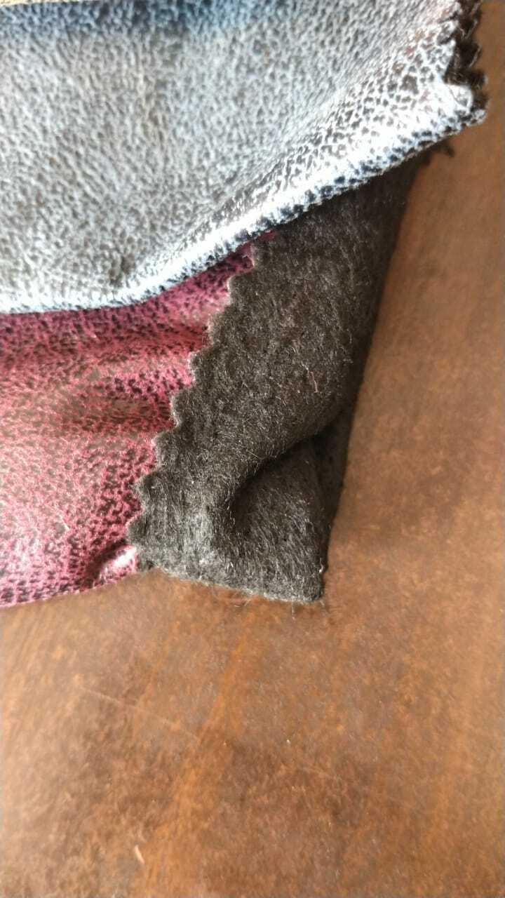 Leather Suede Sofa Fabric Lustral