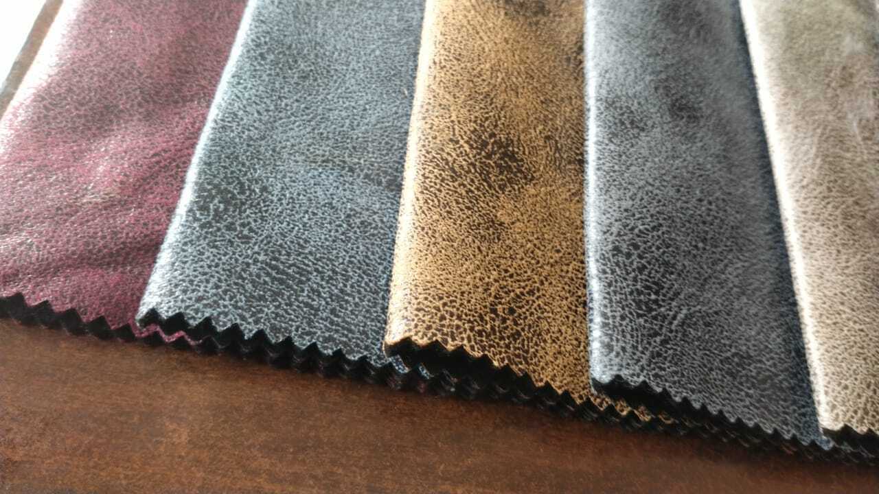 Leather Suede Sofa Fabric Lustral