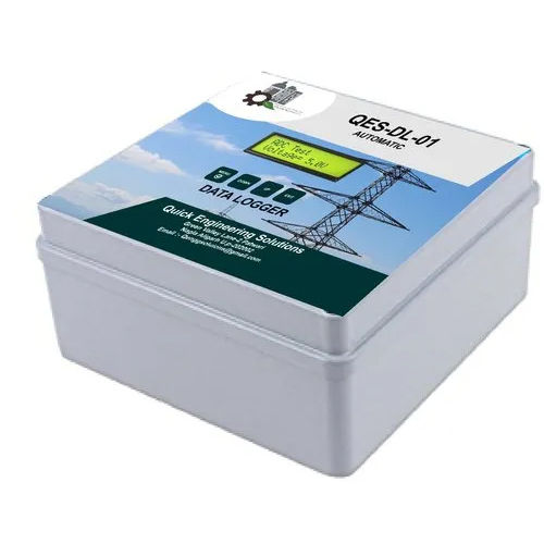 White Digital Electricity Cut Data Logger