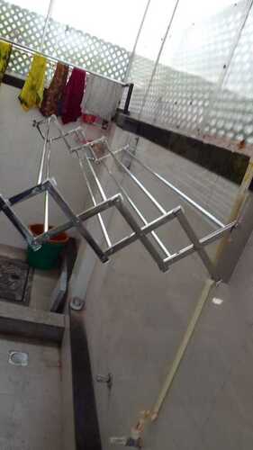 Wall mounted cloth drying hangers in Pullur Kochi