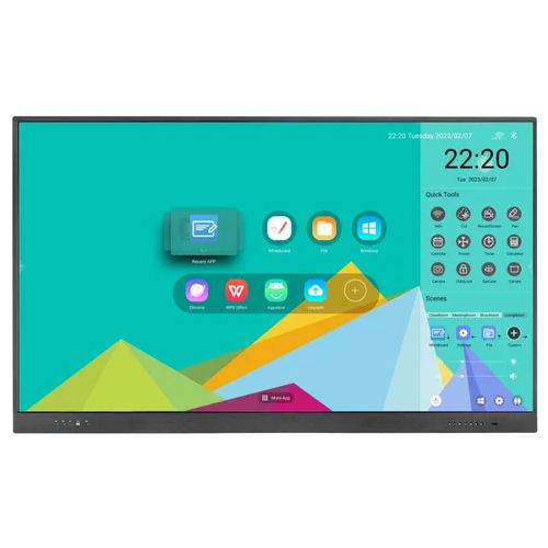 Plastic / Metal Iqshrap Interactive Flat Panel Display