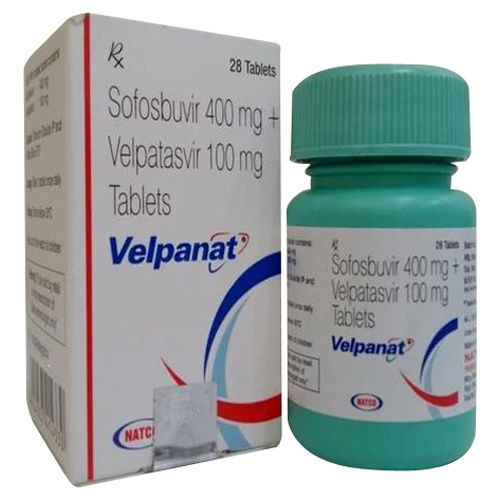 Sofosbuvir 400 mg Plus Velpatasvir 100 mg Tablets