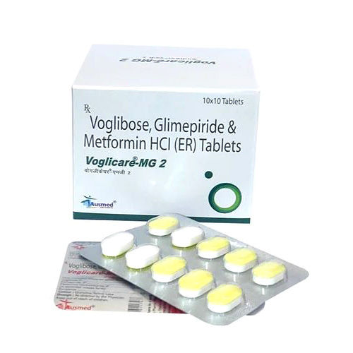 Voglibose Glimepiride And Metformin HCI ER Tablets