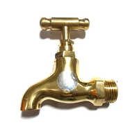 Brass Water Tap - CP Chrome Plated Stainless Steel, Round Shape, Elegant Silver Finish, Effortless Lever Control, Timeless Design for Kitchens and Bathrooms