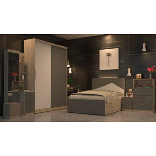 Cypress Bed Set With Wardrobe