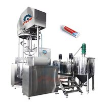 500l Vacuum Emulsifying Toothpaste Making Machine