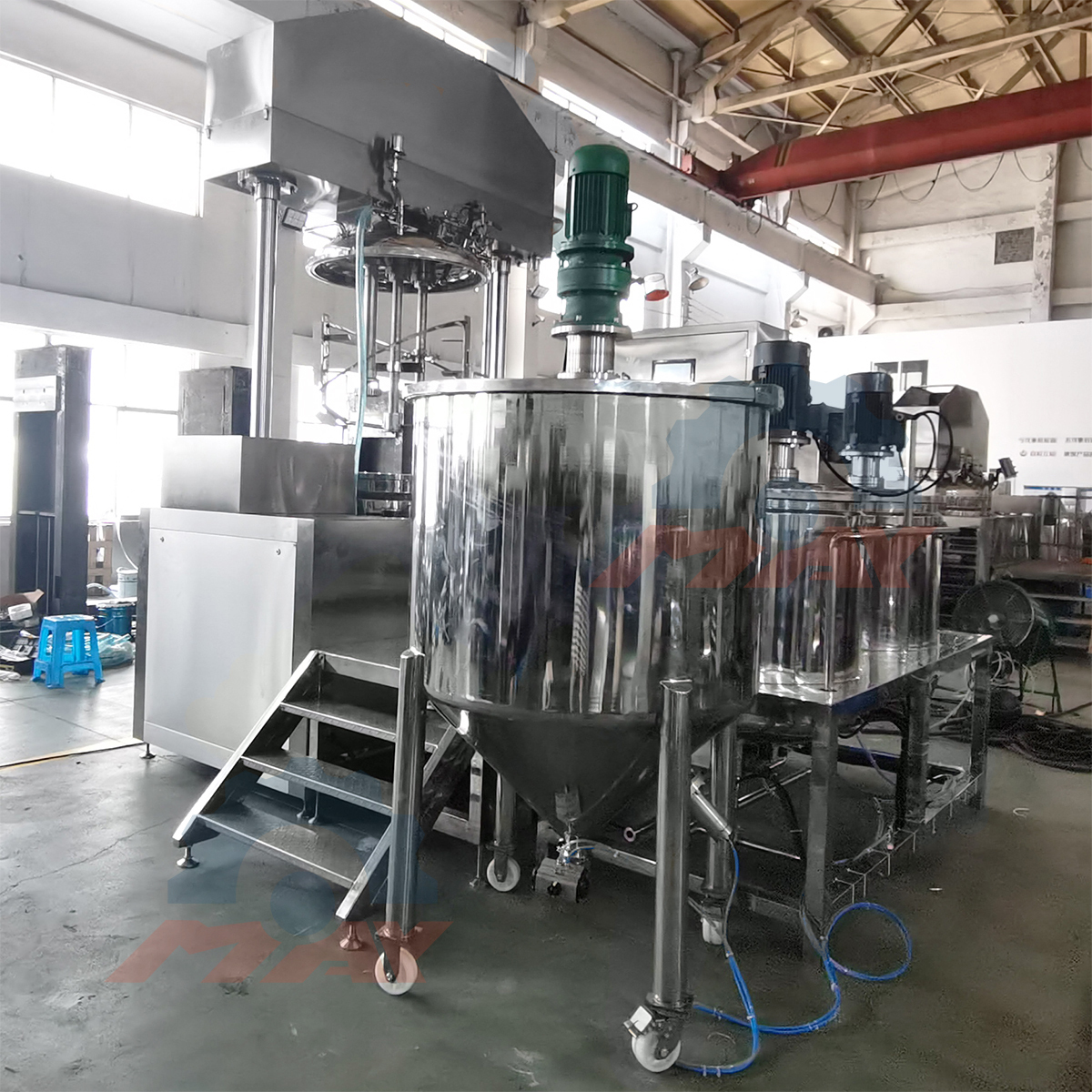 500l Vacuum Emulsifying Toothpaste Making Machine