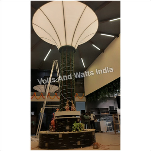 Stretch Ceilings - Aluminum Concealed Grid Galvanised Surface Treatment White Color | Waterproof Tamper Proof UV Radiation-Free Illumination