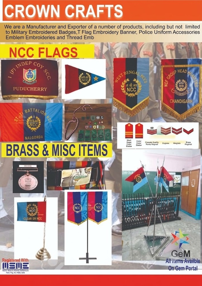 Ncc Flags Ranks - Flagpole Material: Aluminium