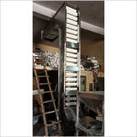 Z Type Bucket Elevator - Mild Steel, 220-440 Voltage , 1 Year Warranty, Industrial Use, Silver Finish