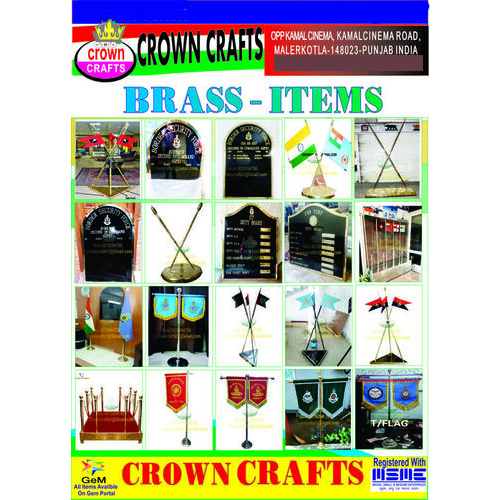 Brass Items And Bunting Flags - Color: Any