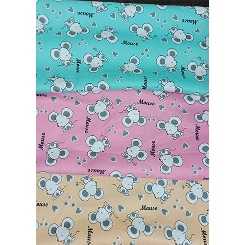 Mouse Printed bonded fabric