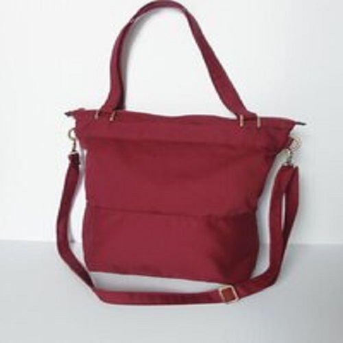 Red Stylish Shopping Shoulder Handbag