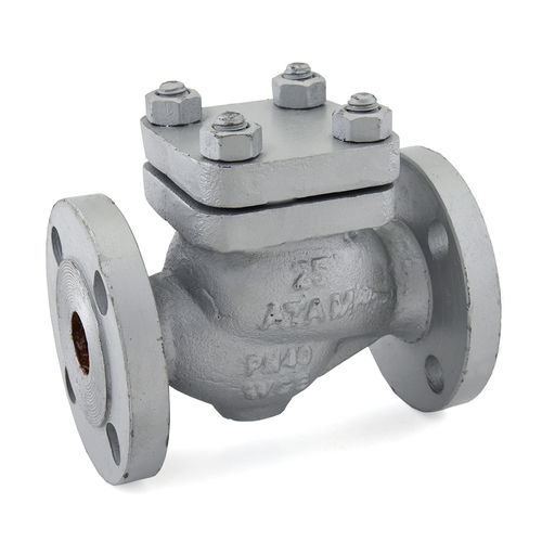 CAST CARBON STEEL HORIZONTAL LIFT CHECK VALVE FLANGED ENDS PN-40