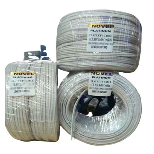 3 plus 1 (180 Yards) Flat CCTV Cable