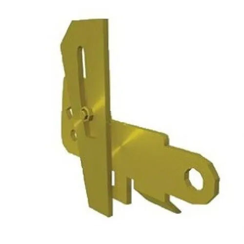 Golden Aluminium Pipe Wall Bracket