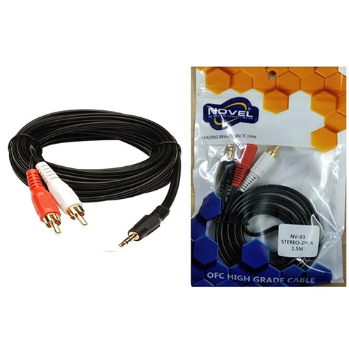 3.5 mm Stereo - 2 RCA Deluxe Cable
