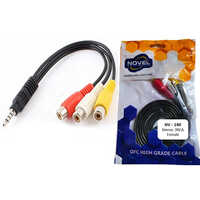 Stereo - 3 Rca Female Deluxe Cable - Application: Industrial