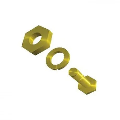 Golden Aluminium Nut Bolt Washer Set