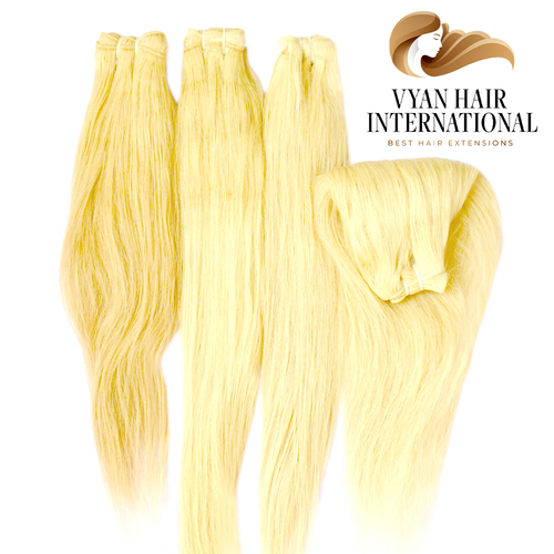 Brazilian Straight Blonde Human Hair Weave Bundles Natural 100% Virgin Human Hair Extension Bundles
