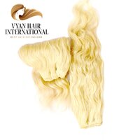 Brazilian Straight Blonde Human Hair Weave Bundles Natural 100% Virgin Human Hair Extension Bundles