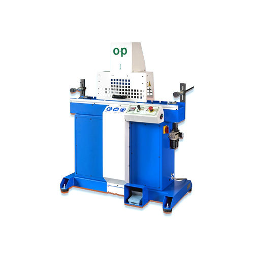 Blue Hydraulic Hose Cutting Machine