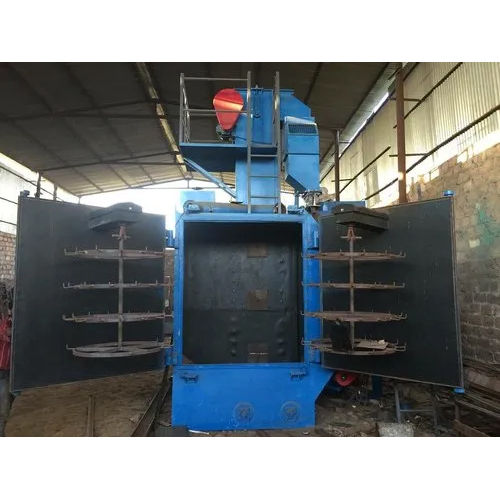 Double Door Hanger Type Shot Blasting Machine