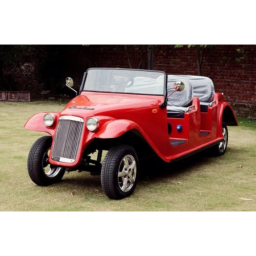 Stylish Vintage Golf Cart on Rental Service