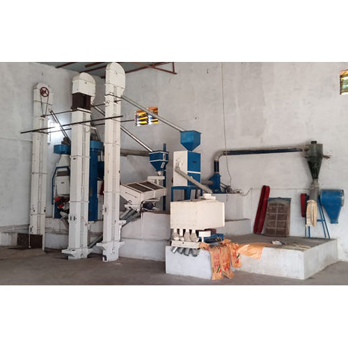 Semi-Automatic Industrial Rice Mill Plant