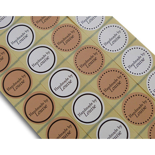 Customised Round Shape Lables