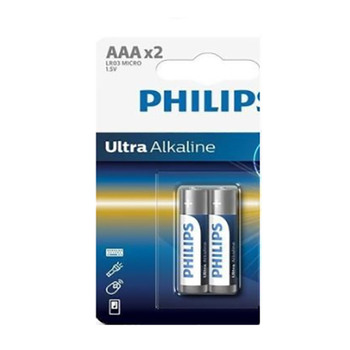 Philips Alkaline AAA Batteries