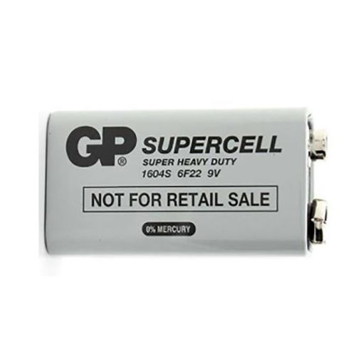 GP Super Cell Imported Zinc 9V Batteries