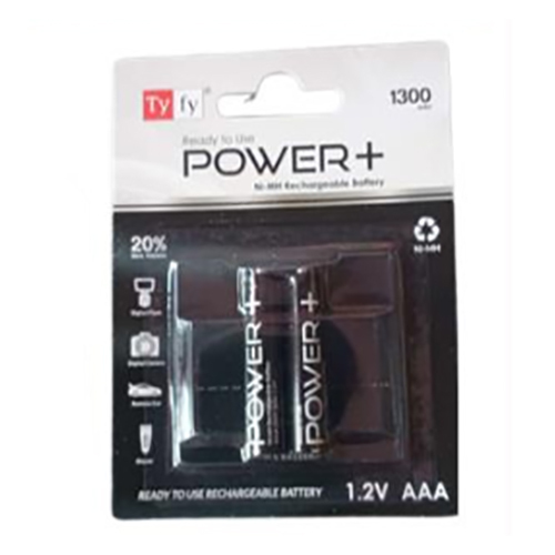 Power Plus 1300 mAh AAA Batteries