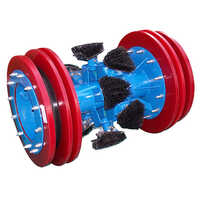 Bi-directional Brush Pigs - Color: Red And Blue