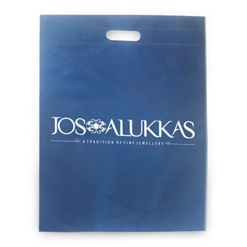 With Handle D Cut Non Woven Carry Bags