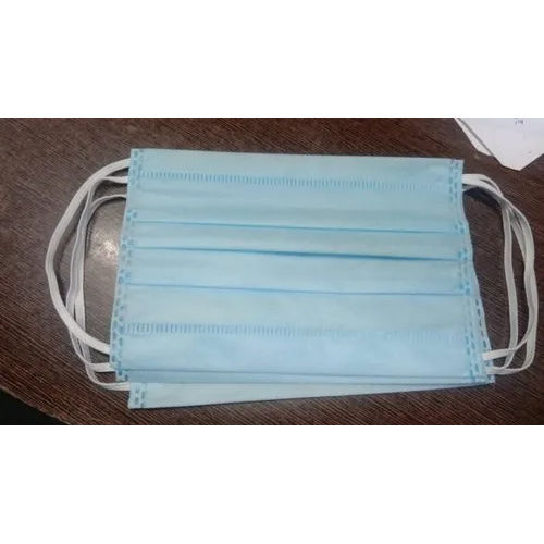 Blue Disposable Non Woven Face Mask