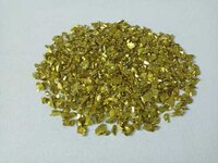 Glass chips color coating  lemon yellow color best for terrazzo and art craft jewelry used