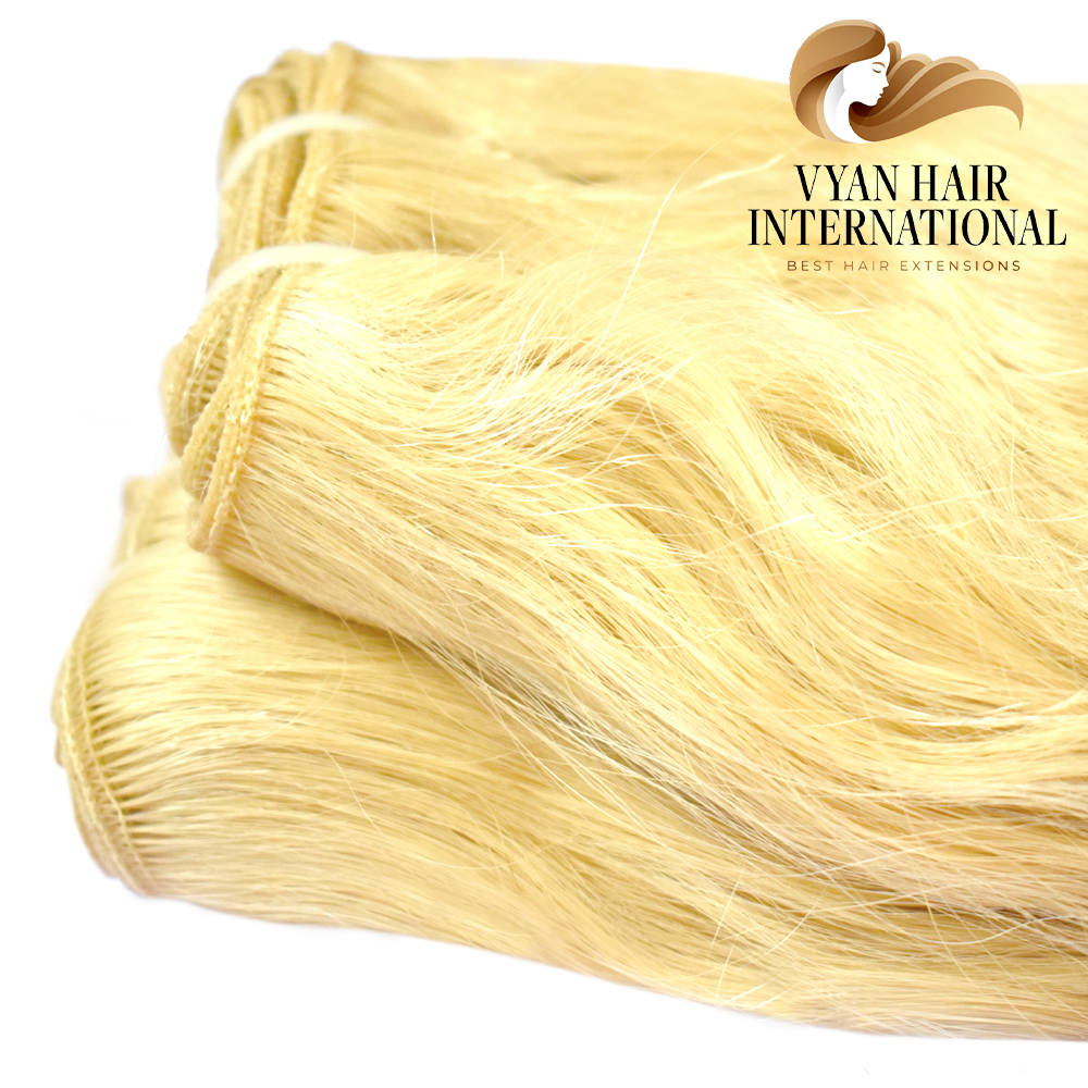 Wholesale Loose Wave Blonde Virgin Cuticle Aligned Hair Human Hair Bundles