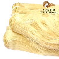 Wholesale Loose Wave Blonde Virgin Cuticle Aligned Hair Human Hair Bundles