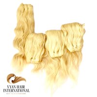 Blonde Wholesale 40 Inch 10A Virgin Peruvian Human Hair Bundles