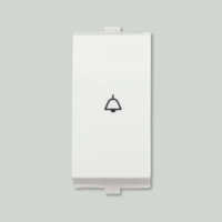 Anchor Bell Push Switch - Polycarbonate, 1m Size, White Color | 240v Max Voltage, Reliable Bell Push Mechanism