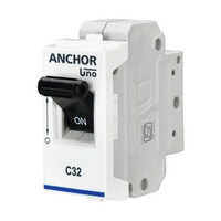 White Anchor 32A 65980 Uno Sp Mini Mcb