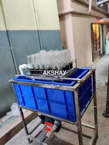 Plastic Goli Soda Bottle Rinsing Machine