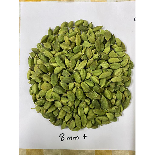 Dried Green Cardamom 8 Mm Plus