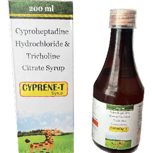 Cyproheptadine Hydrochloride And Tricholine Citrate Syryp