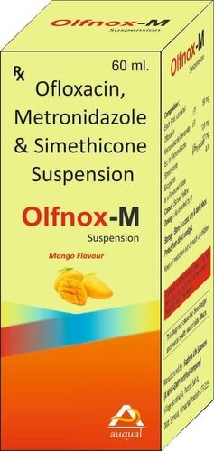 Ofloxacin Metrindazole Benzoate And Simethacone Suspension