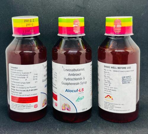 Levosalbutamol Ambroxol Hydrochloride And Guaiphenesin Syrup