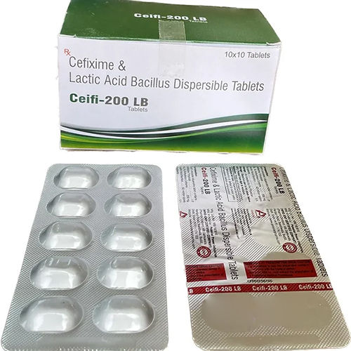 Cefixime And Lactic Acid Bacillus Dispersible Tablets