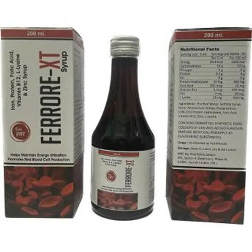 Iron Protein Folic Acid Vitamin B12 L-Lysine And Zinc Syrup